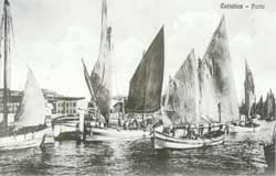 Porto di Cattolica - foto d'epoca