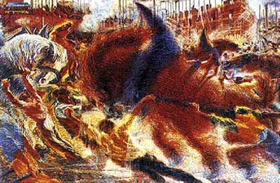 Umberto Boccioni: “La città che sale”, 1910-11