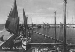 Darsena di Cattolica - foto d'epoca