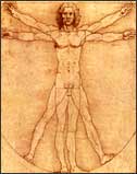 Uomo vitruviano di Leonardo da Vinci