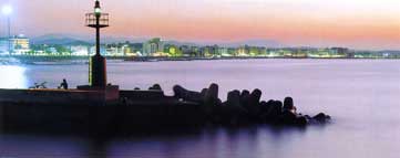 Faro al tramonto - Porto di Cattolica - RN