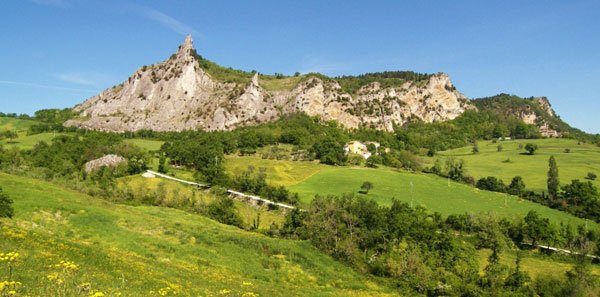 Paesaggio del Montefeltro presso San Leo