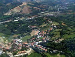 Vista panoramica di Montescudo - di Claudio Pedrazzi