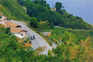la strada panoramica da Gabicce Mare a Pesaro