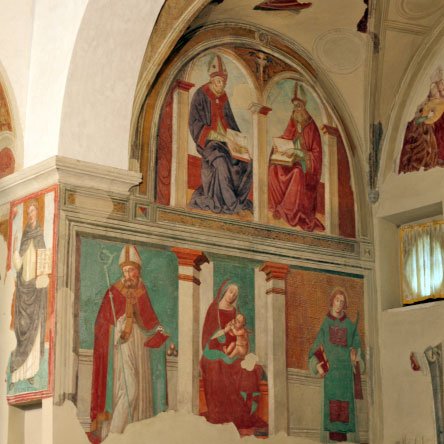 Il santuario di Valliano - particolare degli affreschi