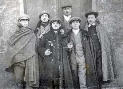 Cattolica anni '20 - Fotoricordo amici Cattolica